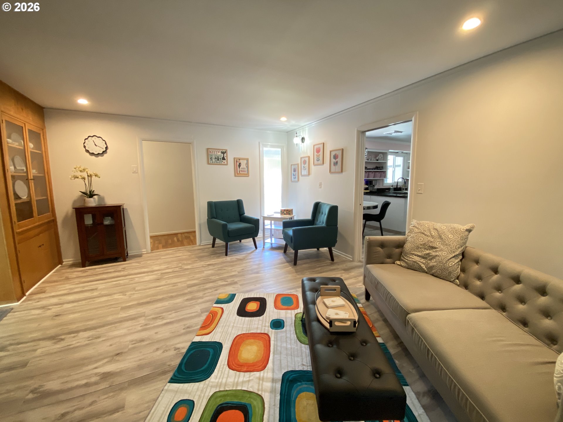2872 Suffolk Court Eugene, OR 97401 - Photo 6 of 36 a living room with furniture and wooden floor