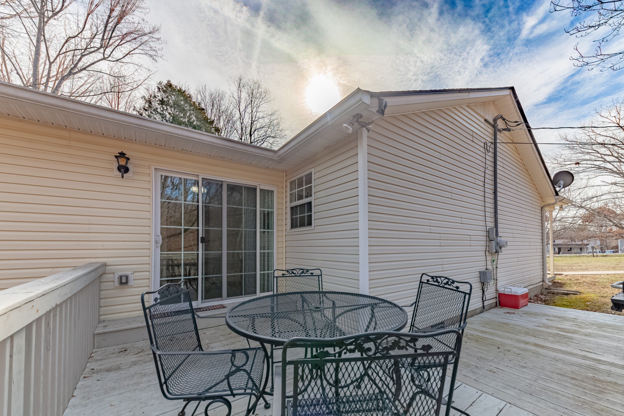 2640 Winding Way Road Culleoka, TN 38451 - Photo 25 of 51 a backyard of a house with table and chairs