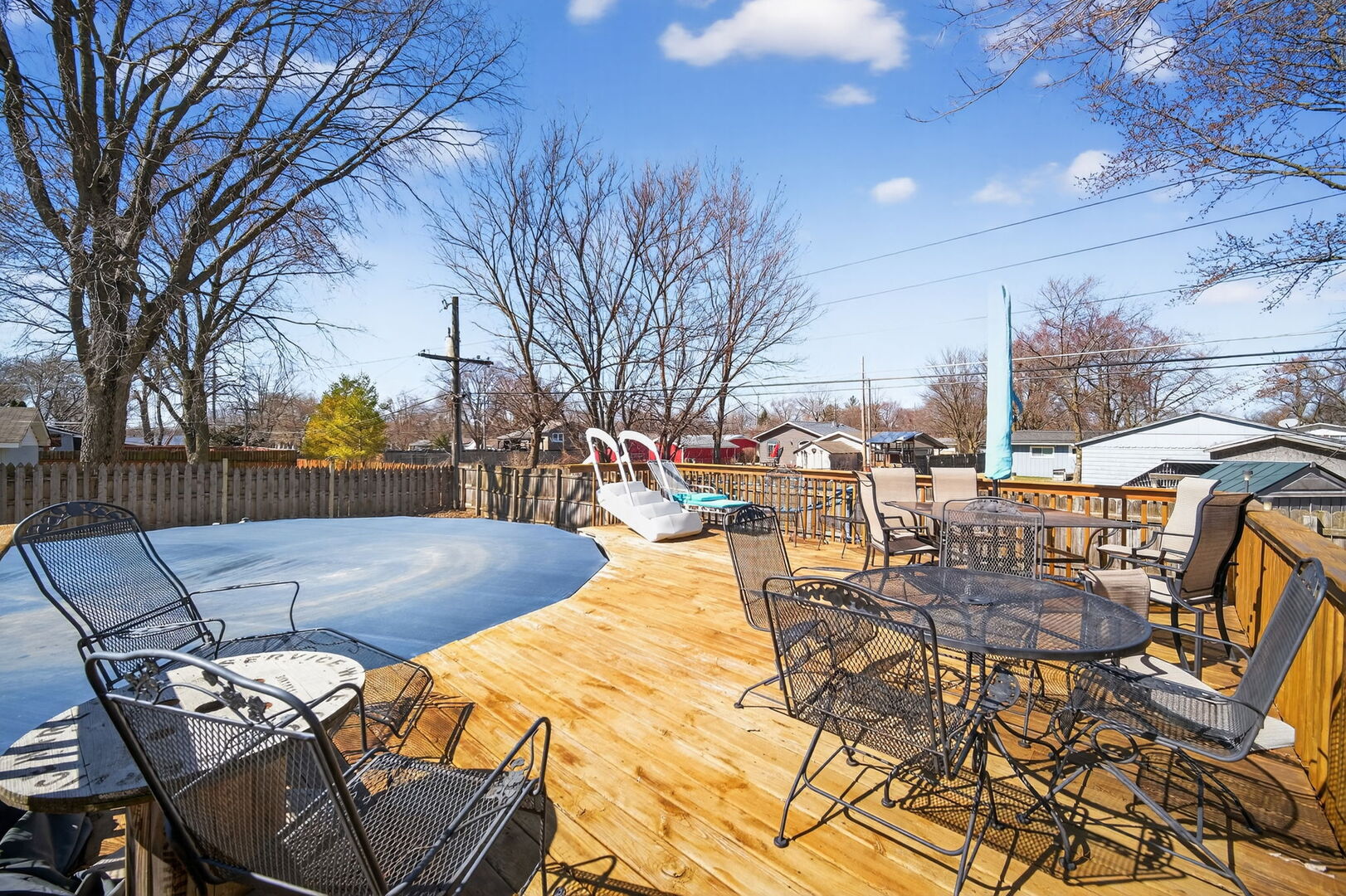 407 Butterfield Road North Aurora, IL 60542 - Photo 37 of 50 a view of outdoor space yard swimming pool and patio