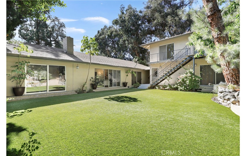 1237 Olive Lane La Canada Flintridge, CA 91011 - Photo 28 of 57 a view of a house with backyard and sitting area