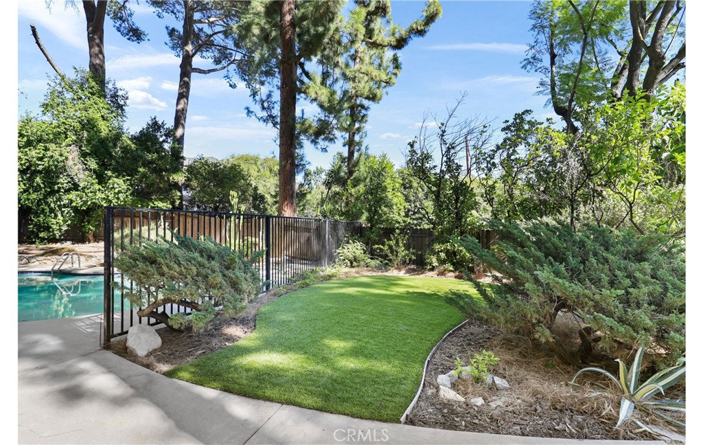 1237 Olive Lane La Canada Flintridge, CA 91011 - Photo 34 of 57 a view of a garden with a lake view