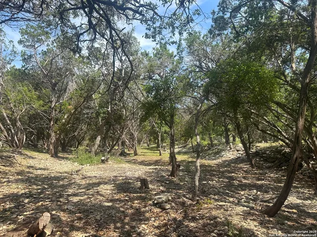 a wooden fence with trees