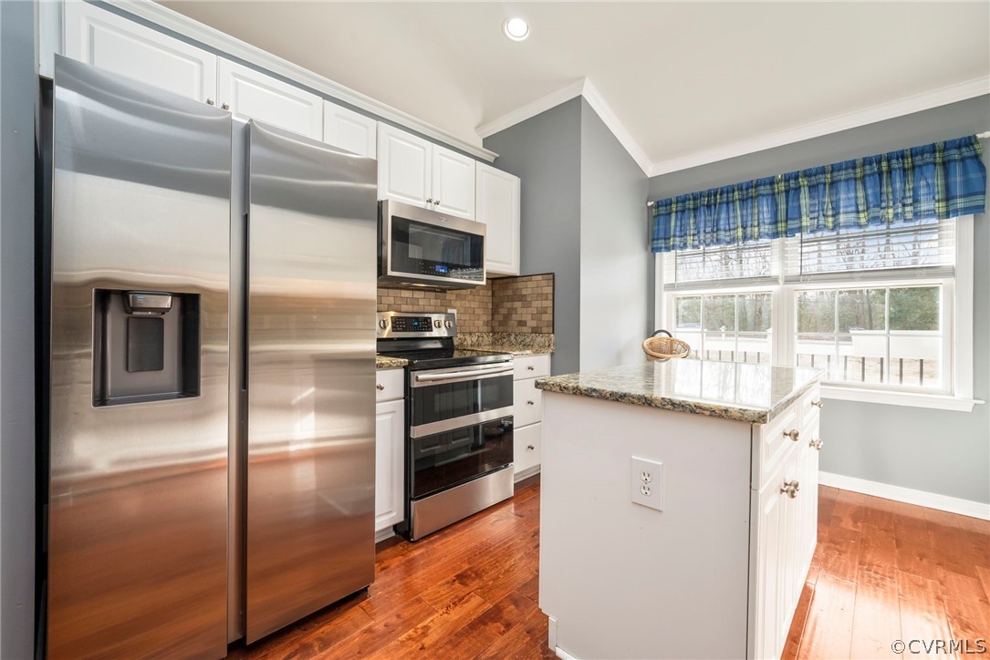 12311 Lewis Road Chester, VA 23831 - Photo 4 of 30 a kitchen with a refrigerator and a sink