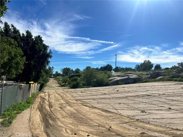 a view of an outdoor space and mountain view