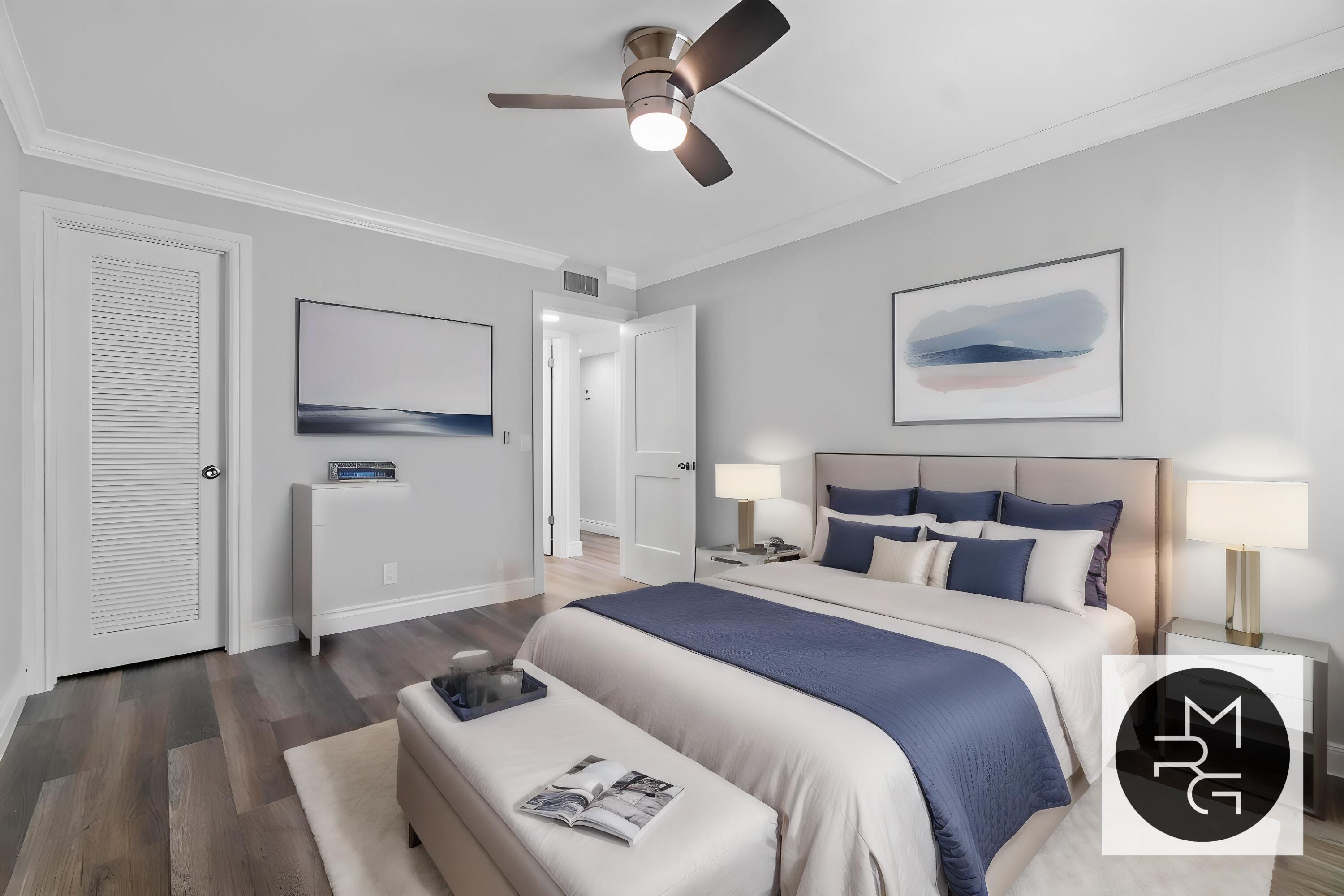 637 Normandy Lane, Unit N Delray Beach, FL 33484 - Photo 3 of 30 virtual primary bedroom