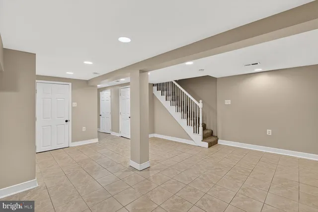 a view of city from a balcony