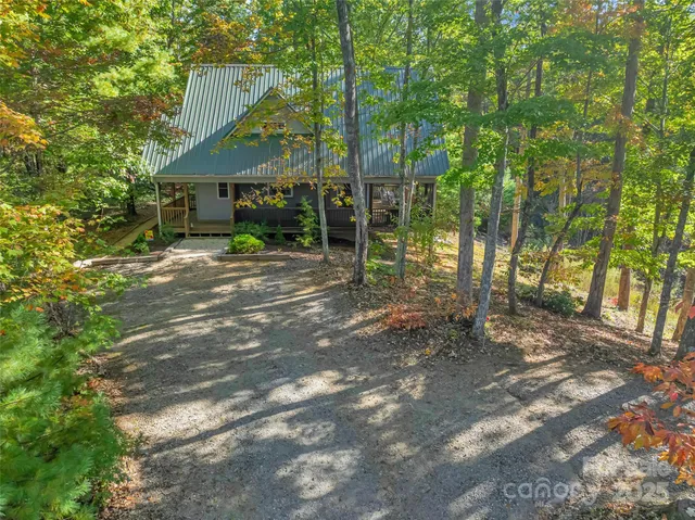 a view of an outdoor space and trees