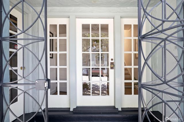 a view of a house with staircase