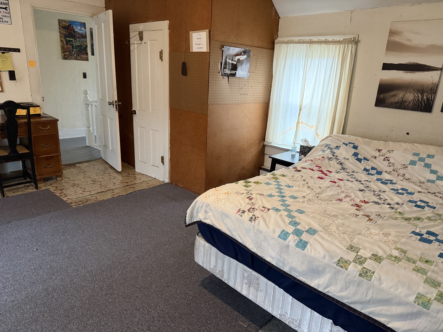120 East 700 North Road Buckley, IL 60918 - Photo 11 of 21 a bedroom with a bed and a flat screen tv