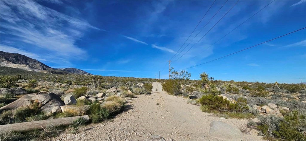 800 Meehleis Road Lucerne Valley, CA 92356 - Photo 2 of 6 a view of mountain with sunset