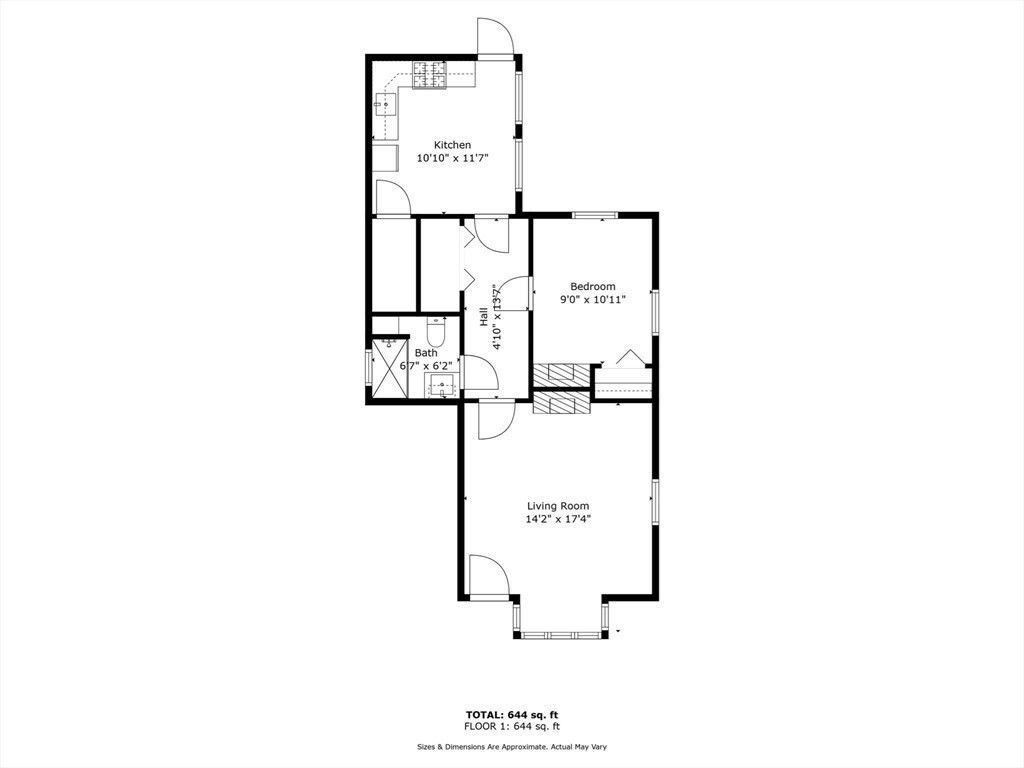 8 North Avenue, Unit 1 Boston, MA 02119 - Photo 15 of 15 a picture of a floor plan