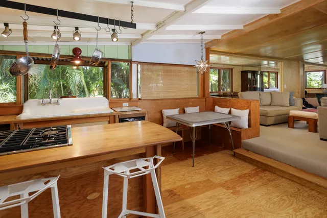 a outdoor space with lots of tables and chairs