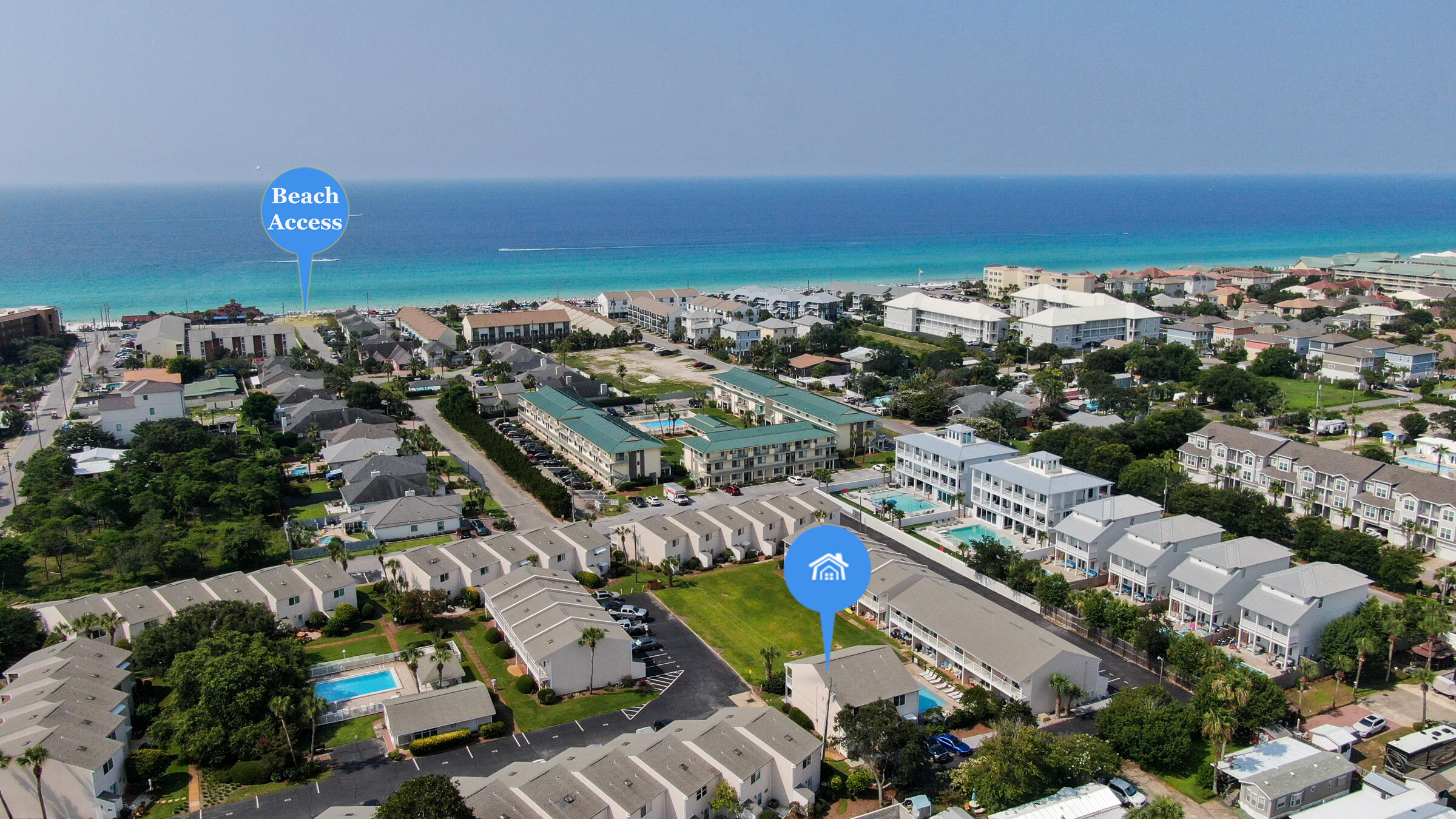 241 Ellis Road, Unit 51 Miramar Beach, FL 32550 - Photo 29 of 34 an aerial view of a city