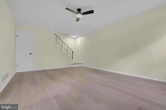 wooden floor in an empty room