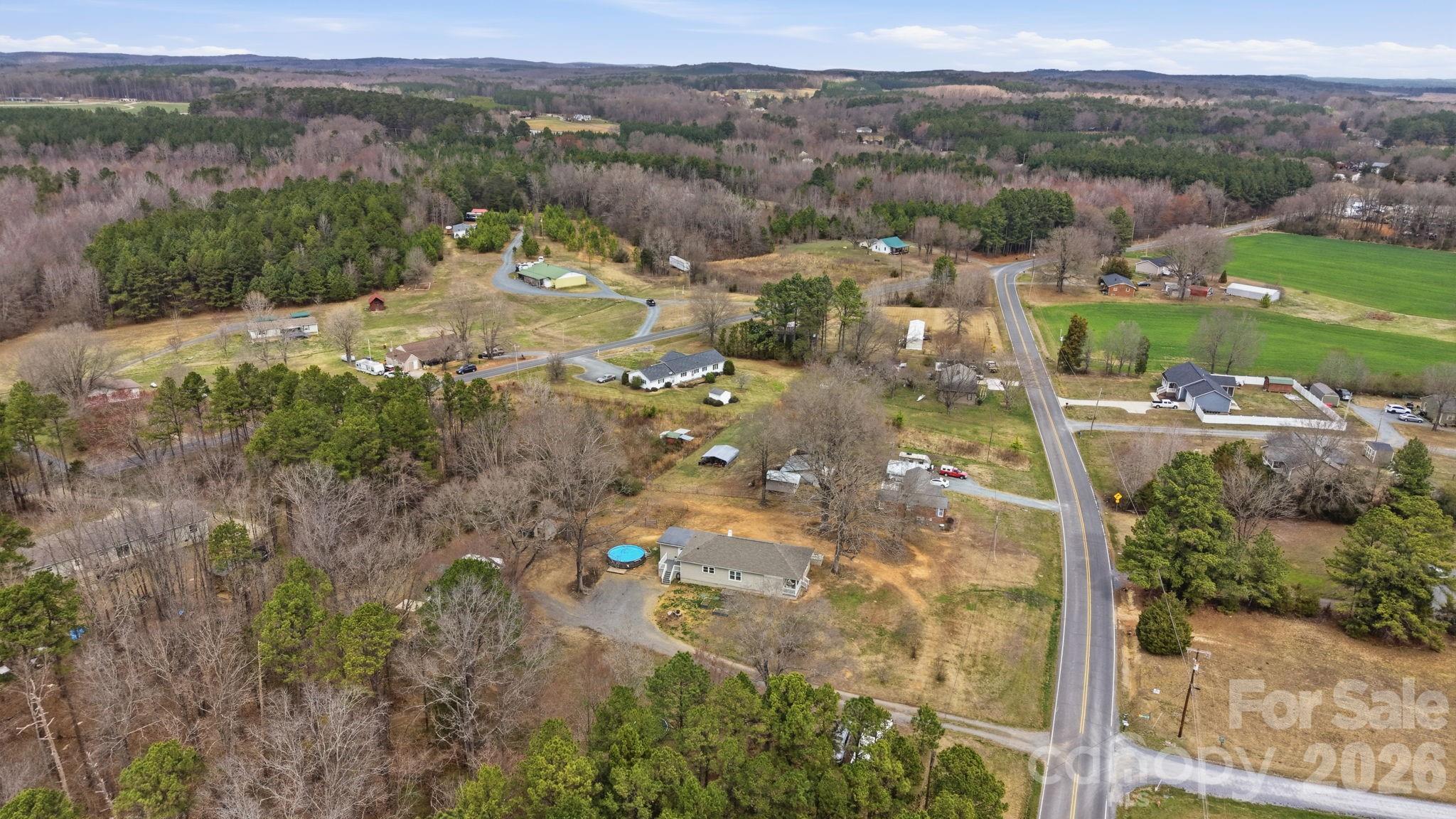 36141 Palestine Road Albemarle, NC 28001 - Photo 40 of 40 an aerial view of residential house with outdoor space