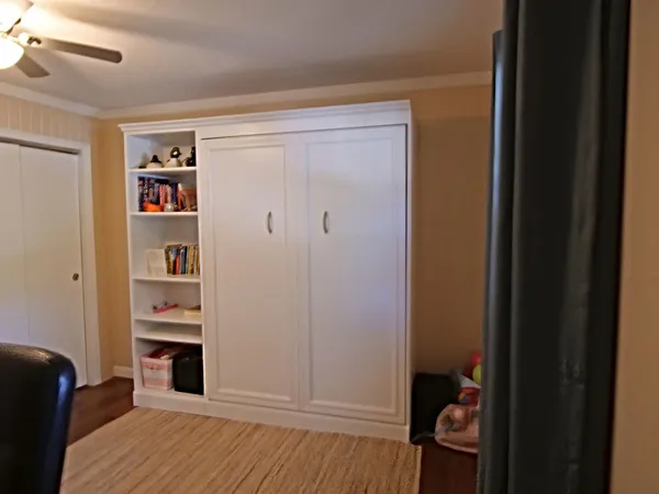 a view of closet area