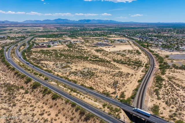 a view of a large mountain