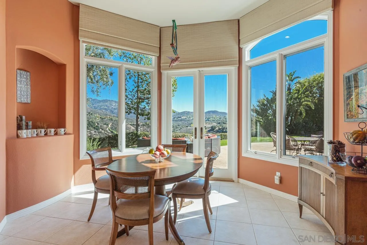 17065 Butterfield Trail Poway, CA 92064 - Photo 25 of 71 a dining room with furniture and window