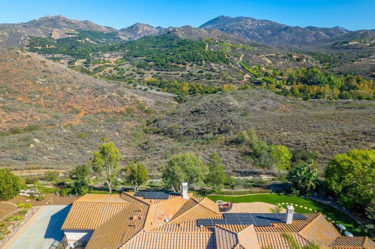 17065 Butterfield Trail Poway, CA 92064 - Photo 67 of 71 an aerial view of a house with a yard