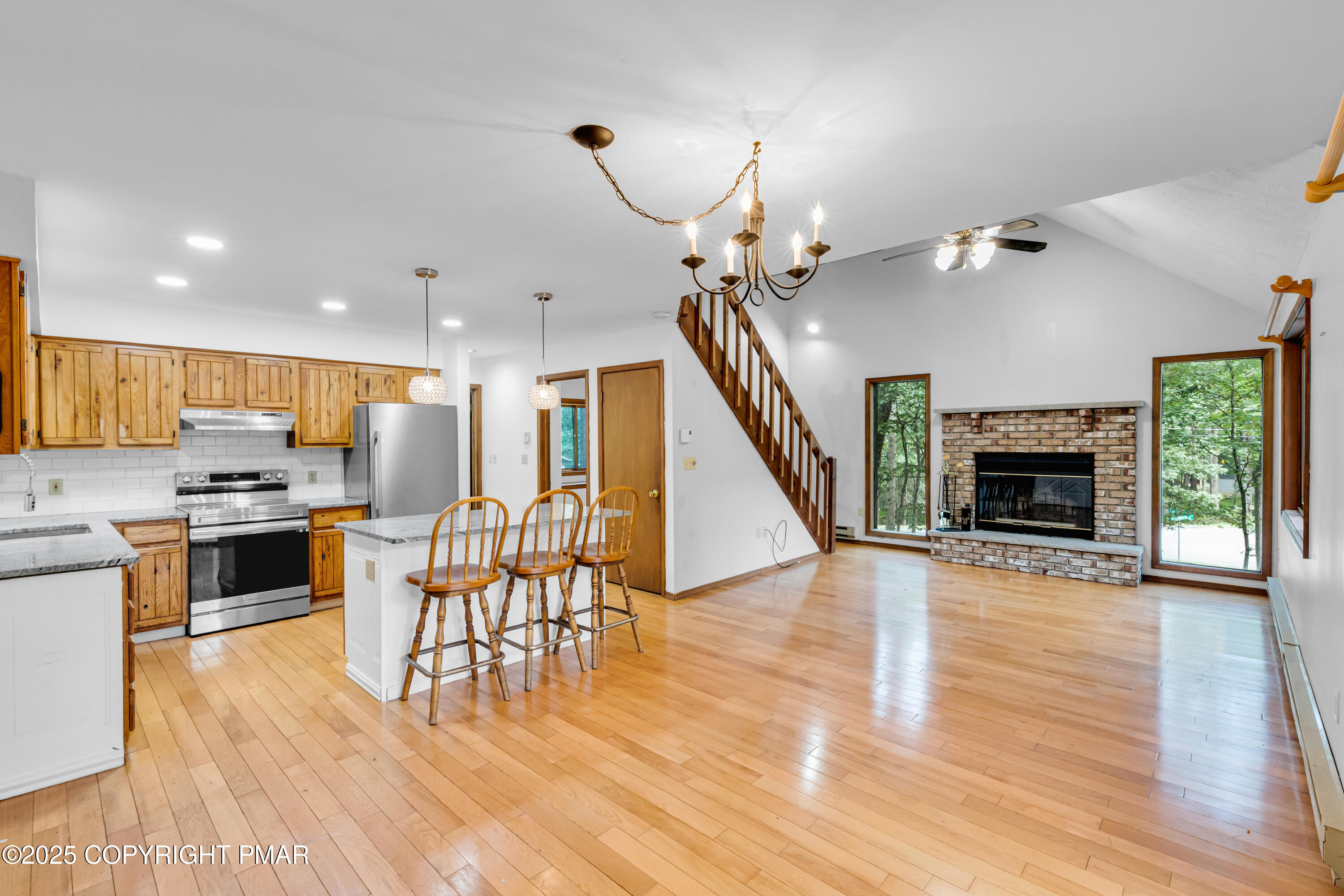 106 Carnforth Drive Bushkill, PA 18324 - Photo 8 of 73 a view of a kitchen and dining room