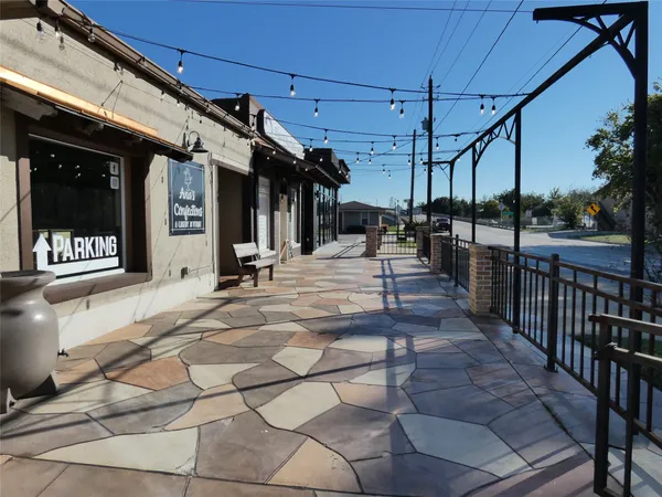 a view of a hallway with a elevator