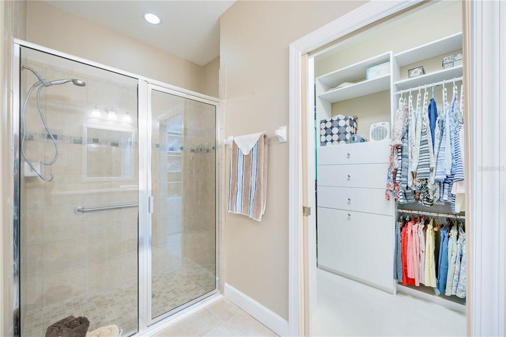 13202 Torresina Terrace Lakewood Ranch, FL 34211 - Photo 16 of 35 a bathroom with a shower and a sink