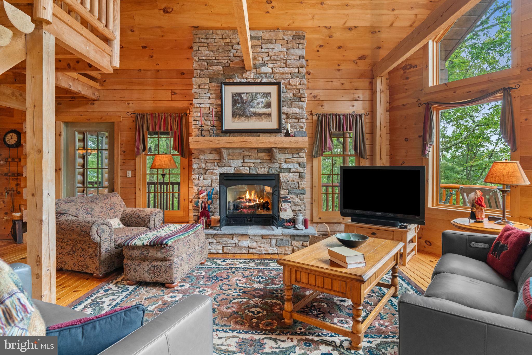 114 Summit Road Hazleton, PA 18202 - Photo 20 of 66 stone propane fireplace