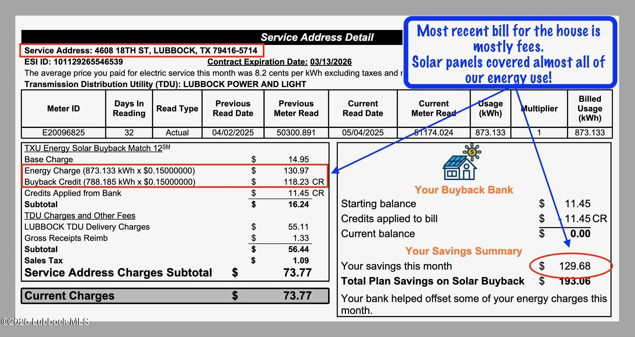 4608 18th Street Lubbock, TX 79416 - Photo 5 of 84 Utility Bill