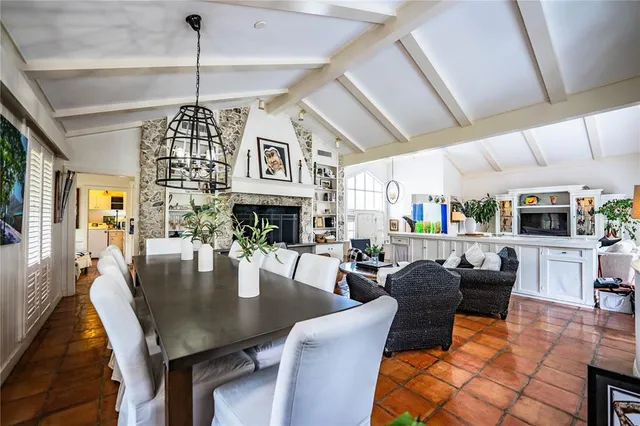 a spacious bathroom with a shower sink and mirror