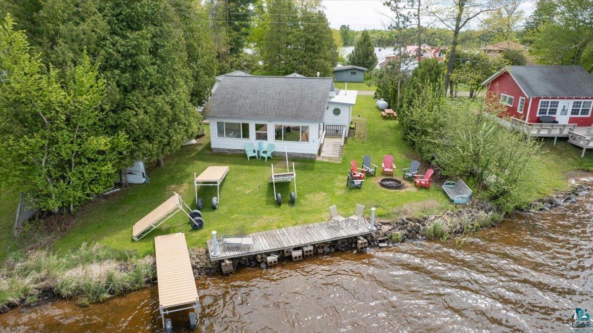 4501 Pleasant View Road Superior, WI 54880 - Photo 1 of 23 Aerial view of property and surrounding area featuring a nearby body of water