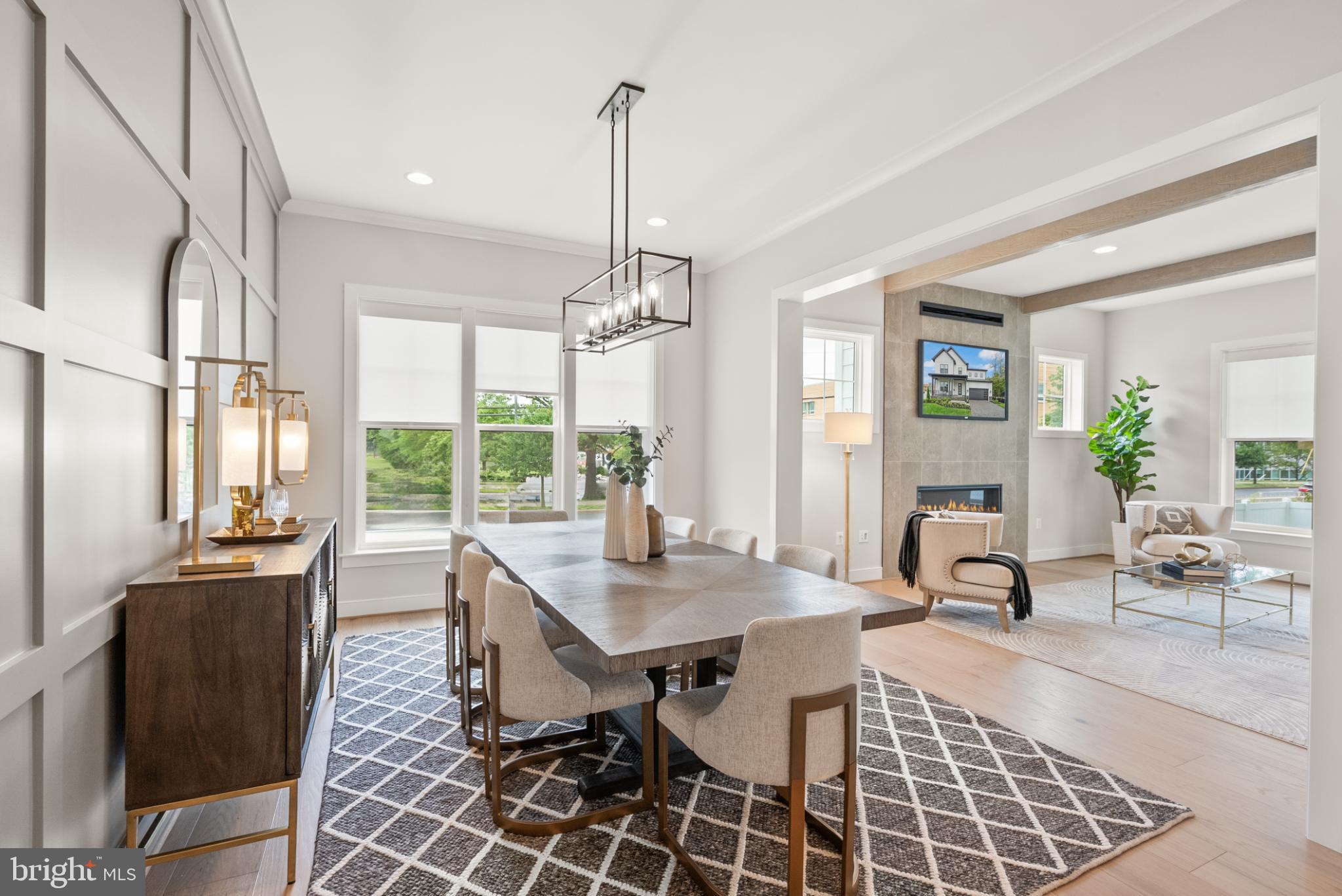 7204 Andrus Road Bethesda, MD 20817 - Photo 4 of 16 Elegant dining space with modern accents.