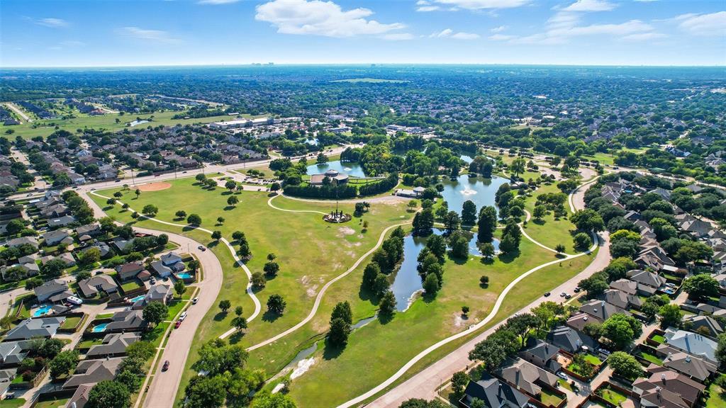 646 Huntington Lane Allen, TX 75002 - Photo 32 of 33 an aerial view of residential houses with outdoor space