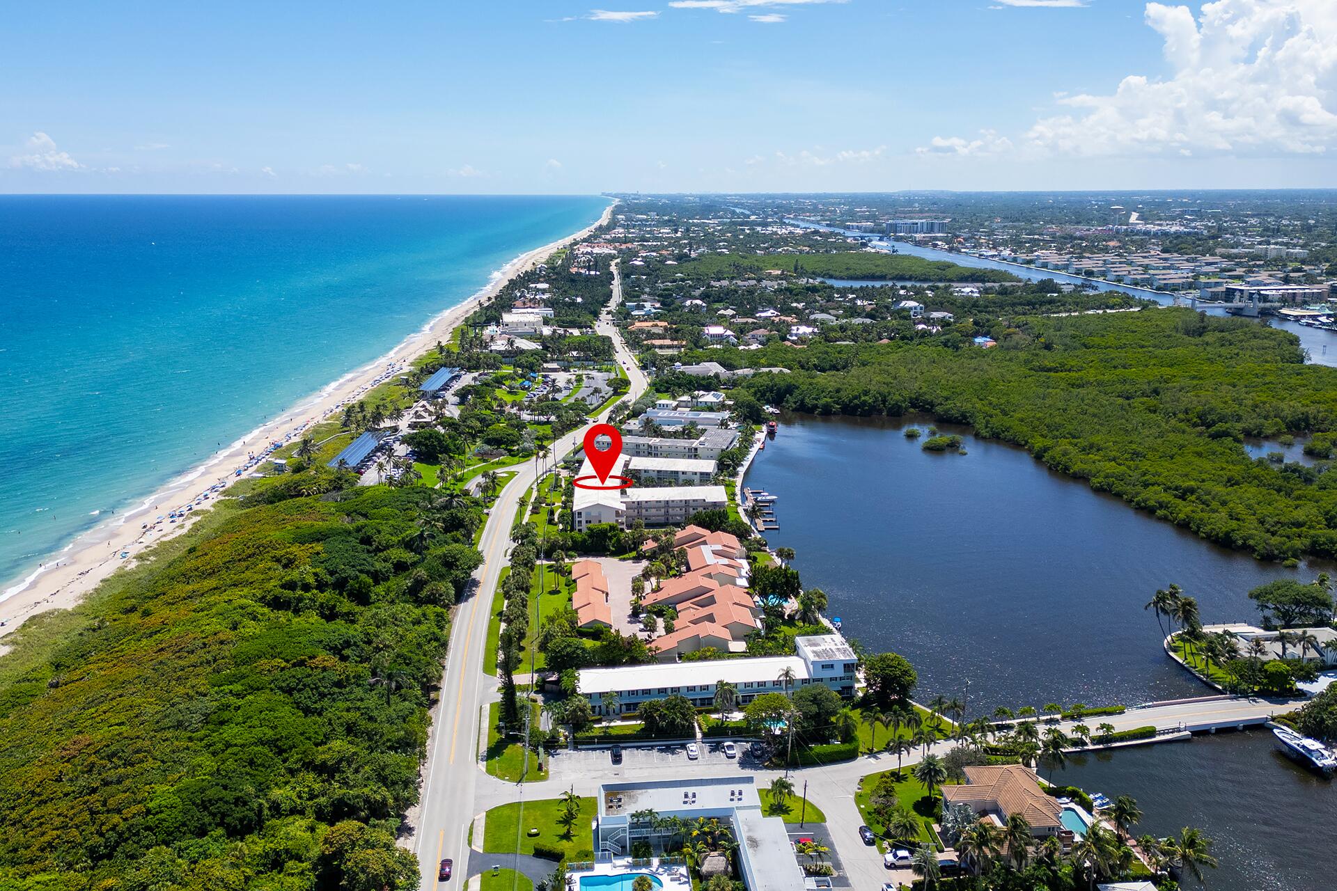 6530 North Ocean Boulevard, Unit 205 Ocean Ridge, FL 33435 - Photo 48 of 53 a view of a city and an ocean view
