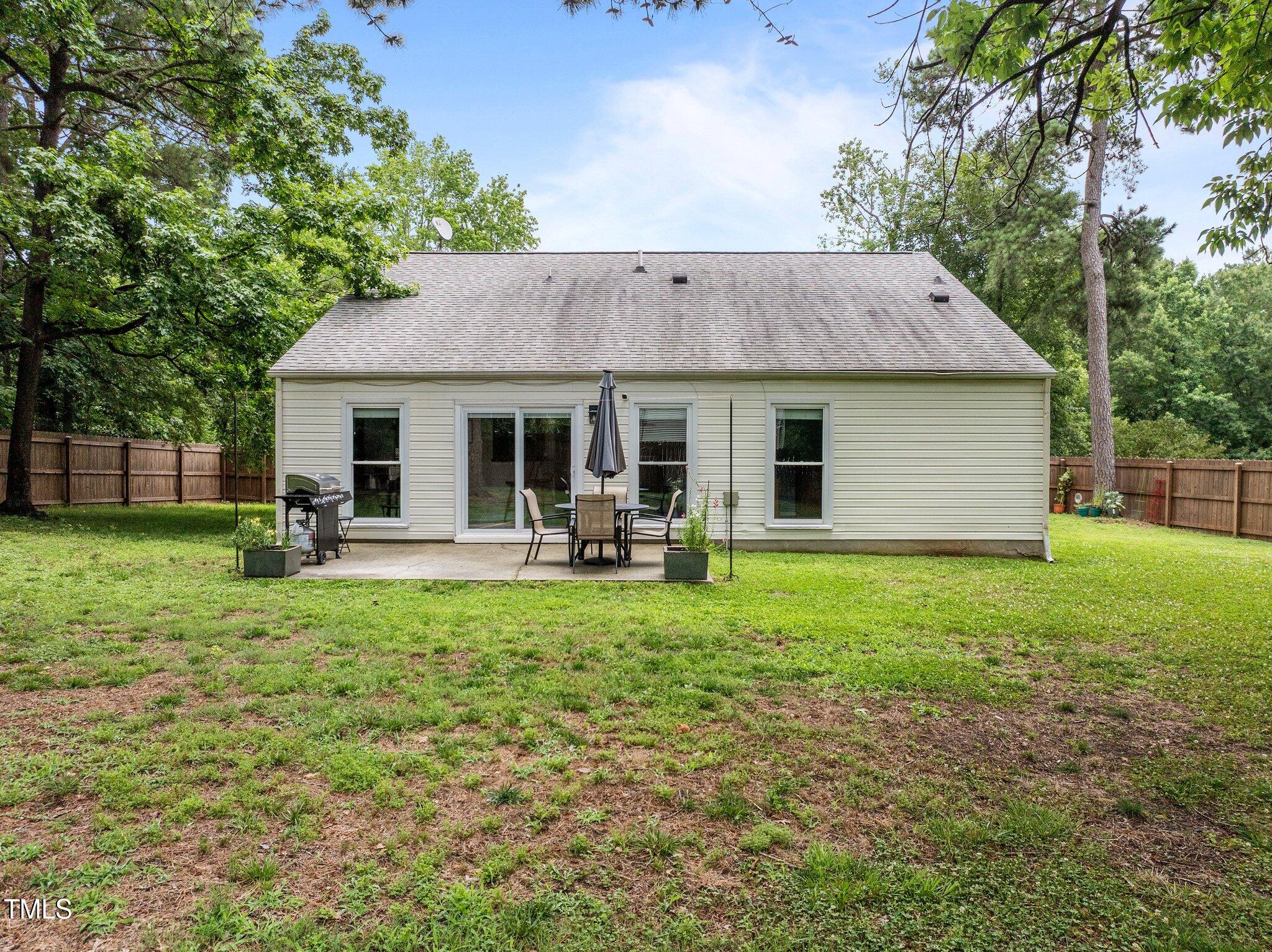 5801 Hadrian Drive Durham, NC 27703 - Photo 34 of 40 a view of a house with backyard