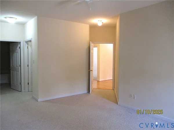 a view of an empty room