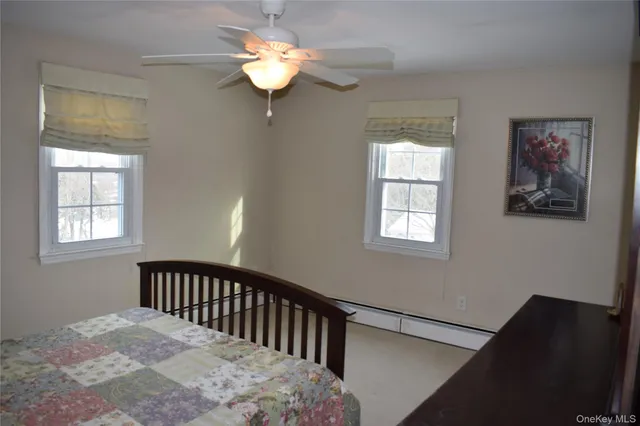 a view of a livingroom with a window