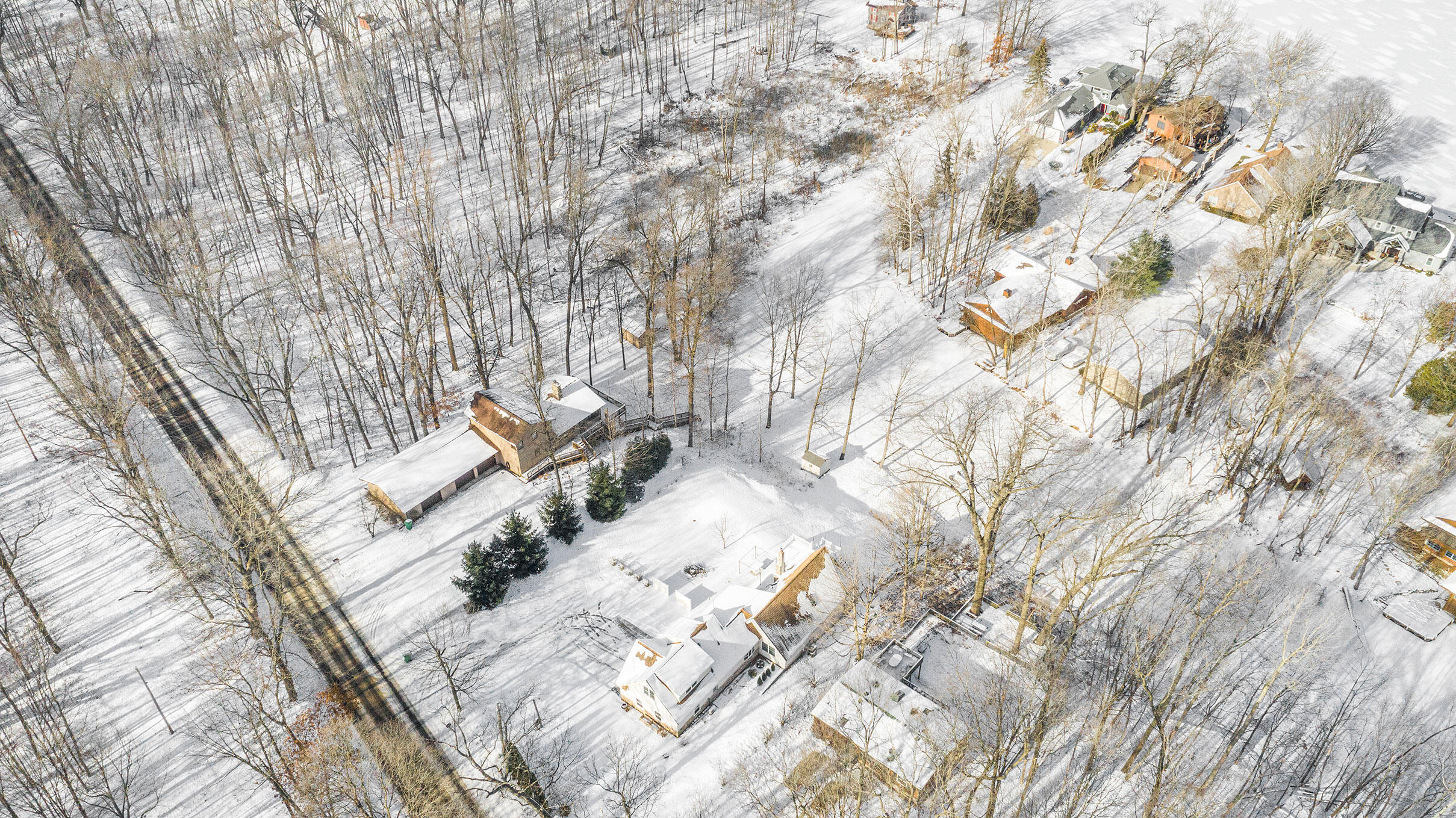 11032 Corey Lake Road Three Rivers, MI 49093 - Photo 25 of 40 Aerial view