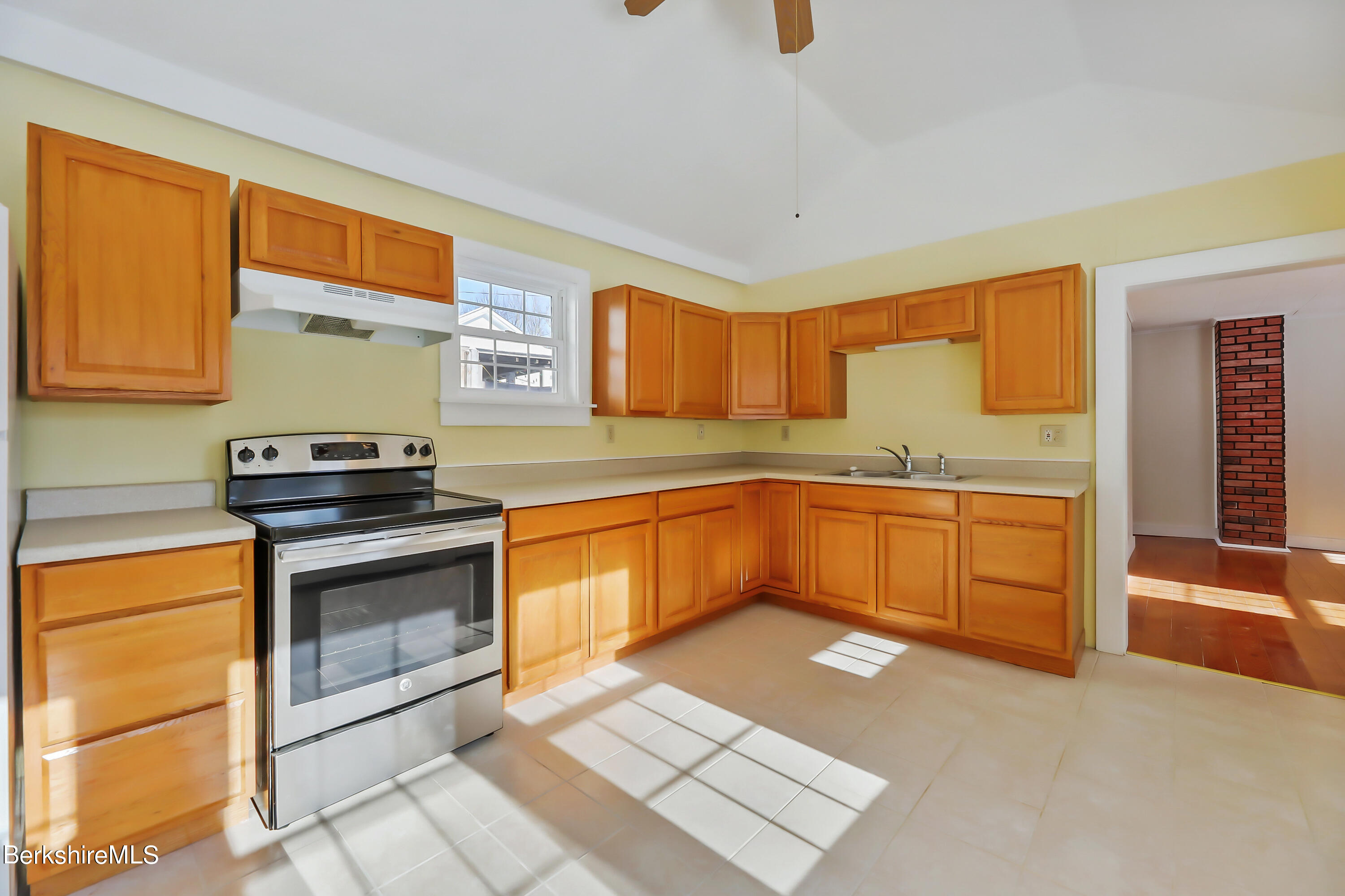 77 Clayton Mill River Road New Marlborough, MA 01244 - Photo 6 of 16 a kitchen with stainless steel appliances granite countertop a stove a sink and a refrigerator