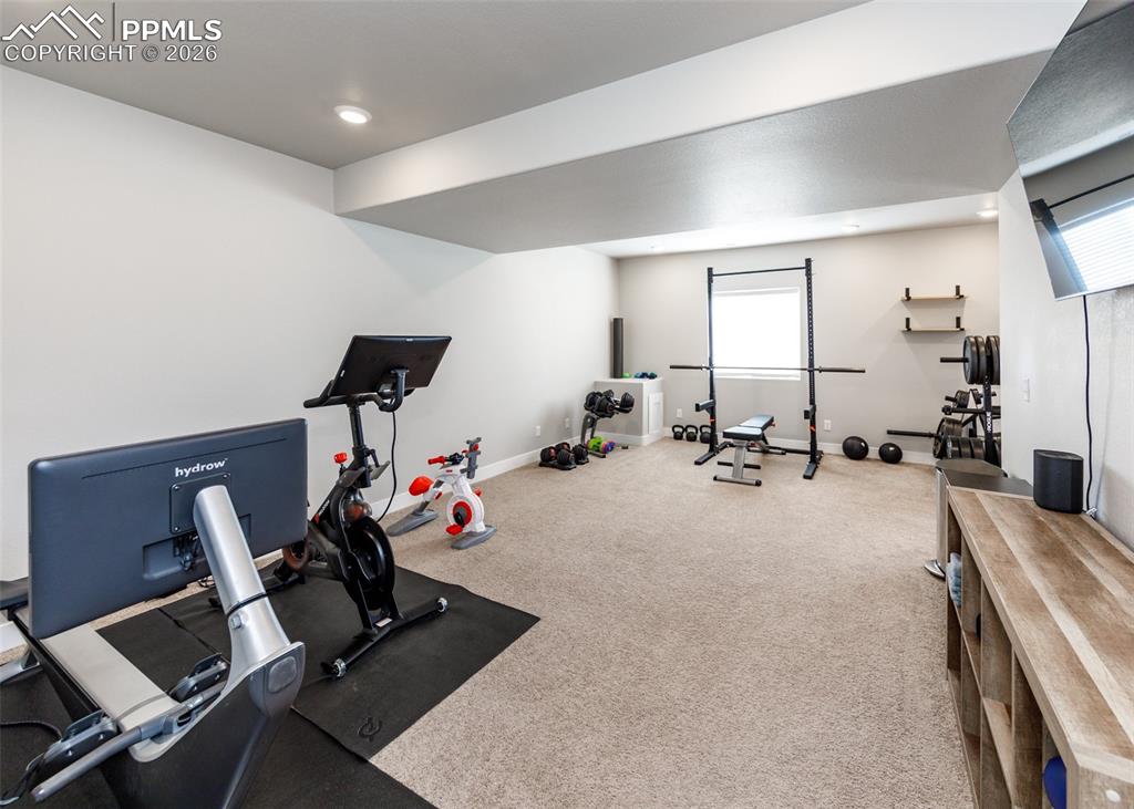 12653 Granite Ridge Drive Peyton, CO 80831 - Photo 43 of 50 a view of a room with gym equipment