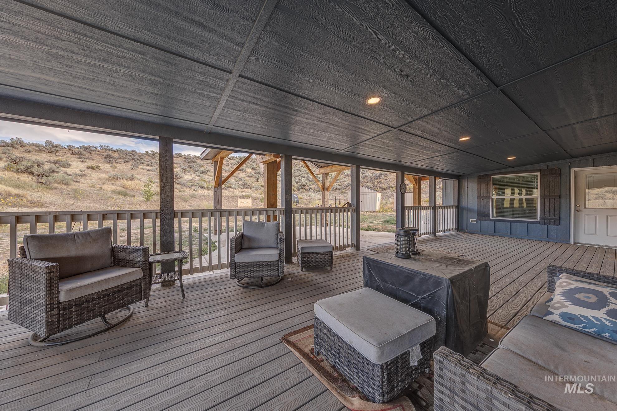 1587 Gentry Lane Weiser, ID 83672 - Photo 3 of 41 View of wooden terrace