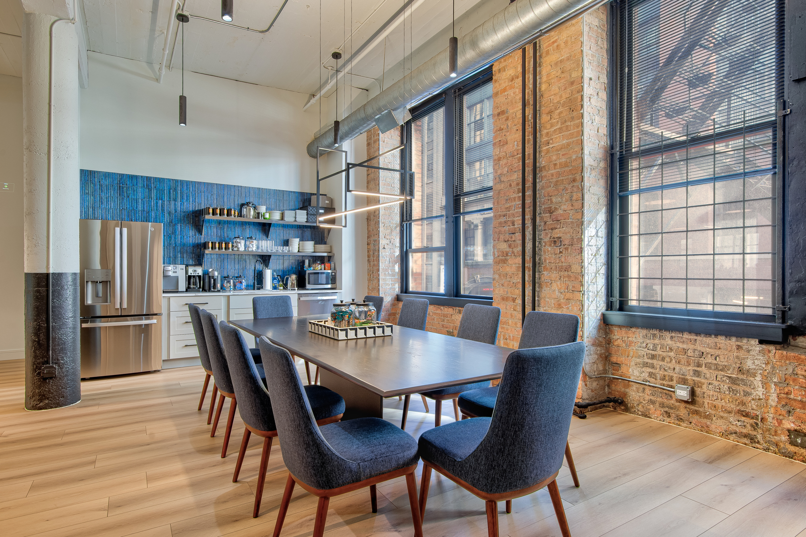 727 South Dearborn Street, Unit 211 Chicago, IL 60605 - Photo 24 of 34 a view of a dining room with furniture window and wooden floor