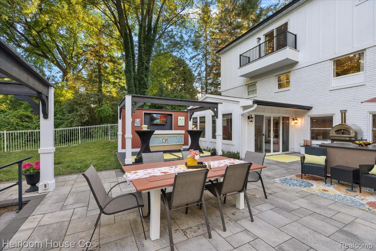 49001 Hanford Road Canton, MI 48187 - Photo 71 of 98 Expansive paver patio with multiple entertaining zones