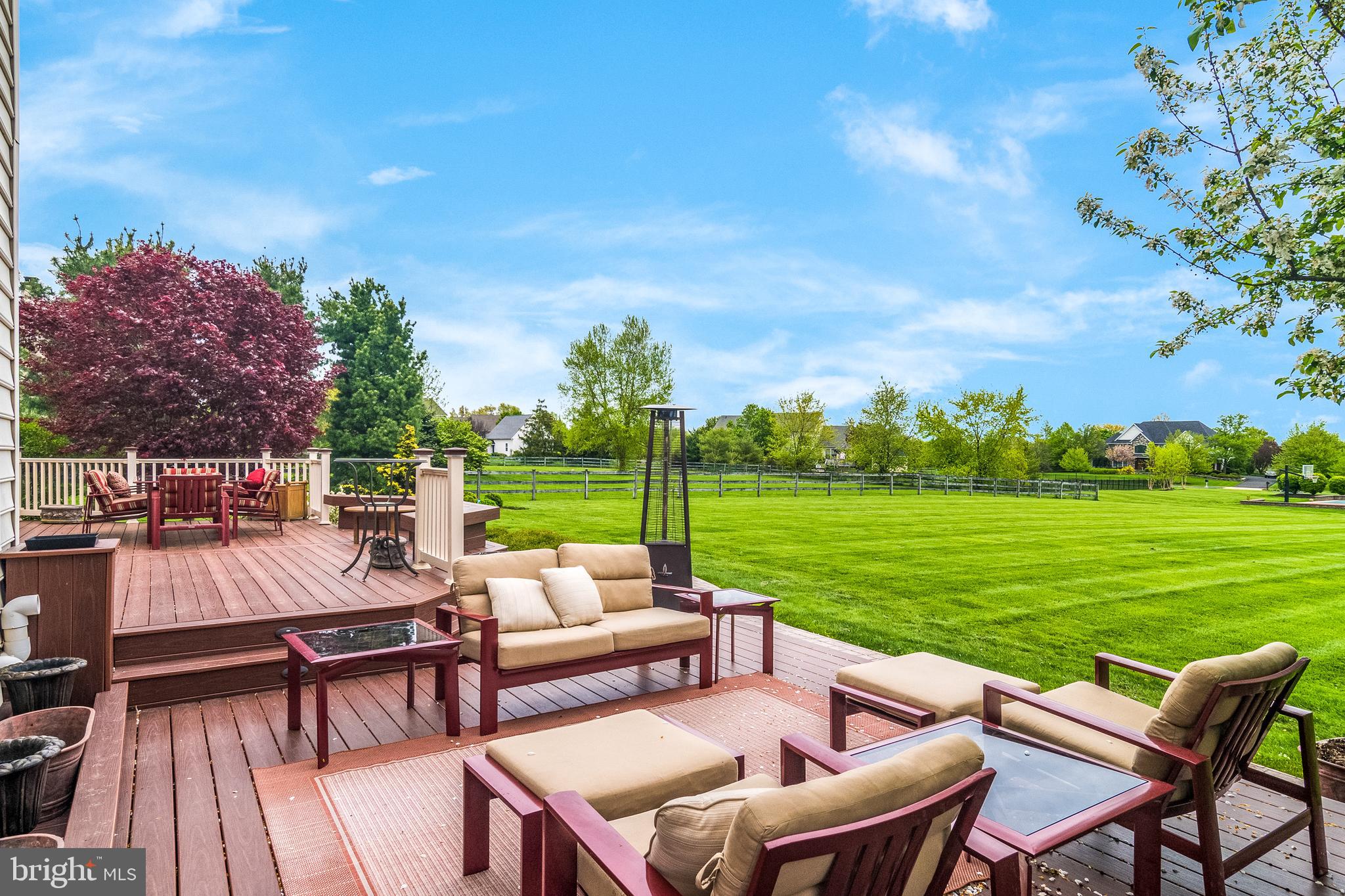 4548 Ridgetop Road Doylestown, PA 18902 - Photo 34 of 41 Multi level deck overlooks manicured 1.4 acres