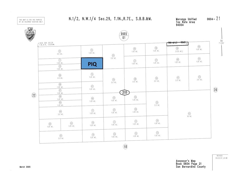 1 Little Road Joshua Tree, CA 92252 - Photo 1 of 1 Plot Map