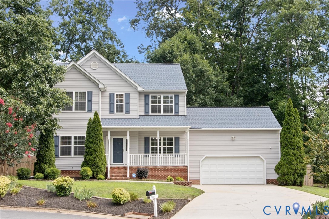 7807 Clover Ridge Place Chesterfield, VA 23832 - Photo 1 of 51 Two-story home featuring light gray siding with bl