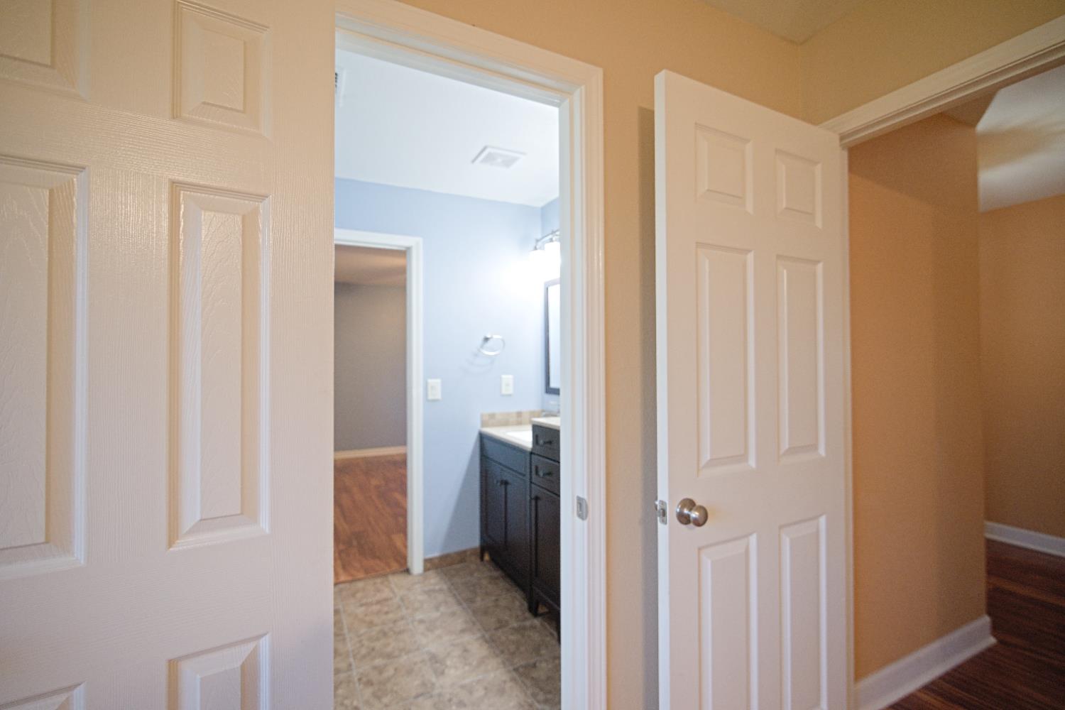 33072 Black Mountain Road Tollhouse, CA 93667 - Photo 28 of 45 a view of a bathroom from a hallway