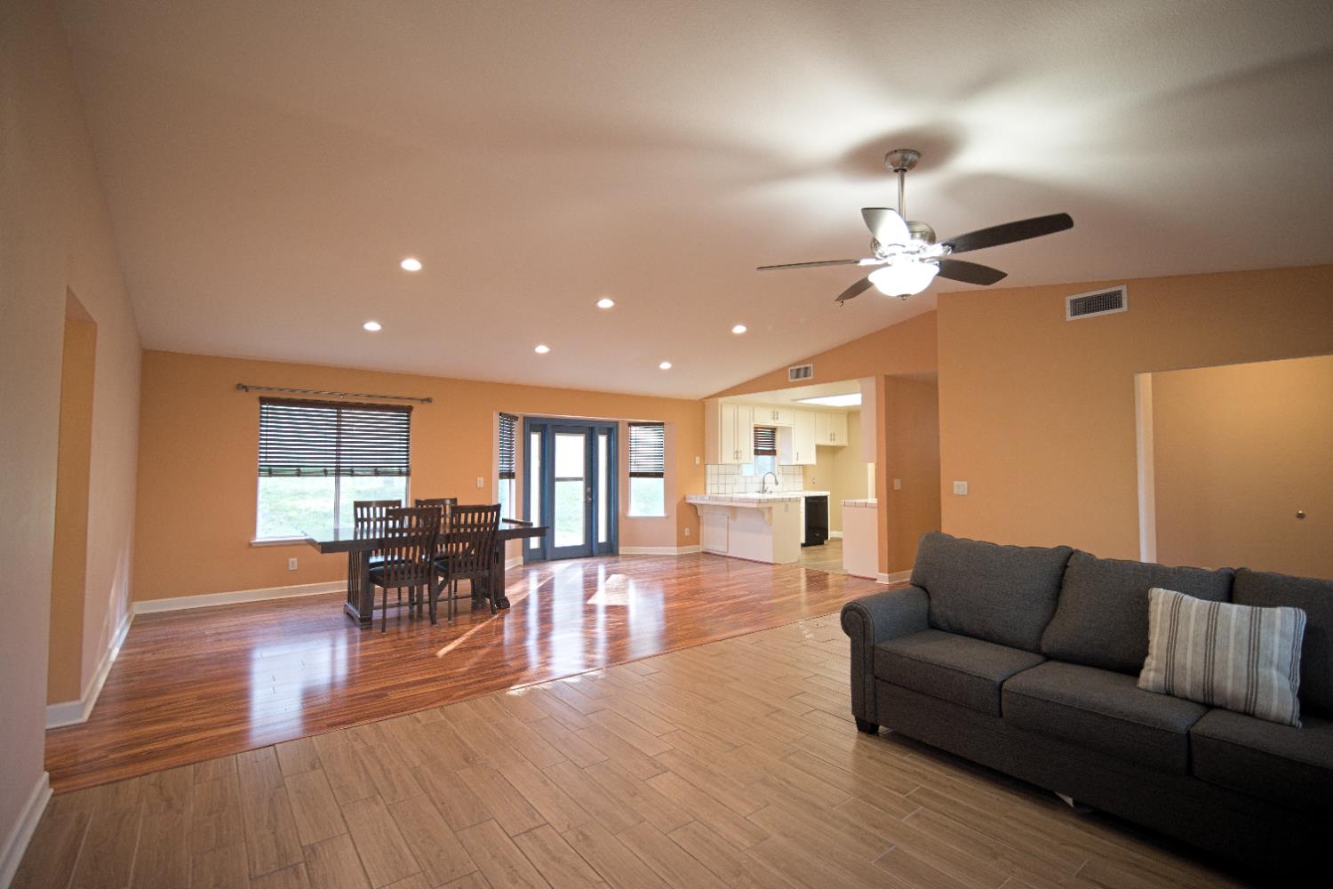 33072 Black Mountain Road Tollhouse, CA 93667 - Photo 8 of 45 a living room with furniture and a wooden floor