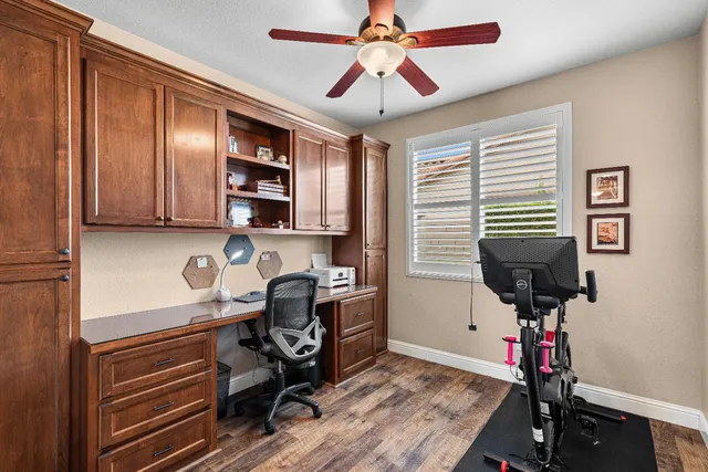 a table and chairs in the patio