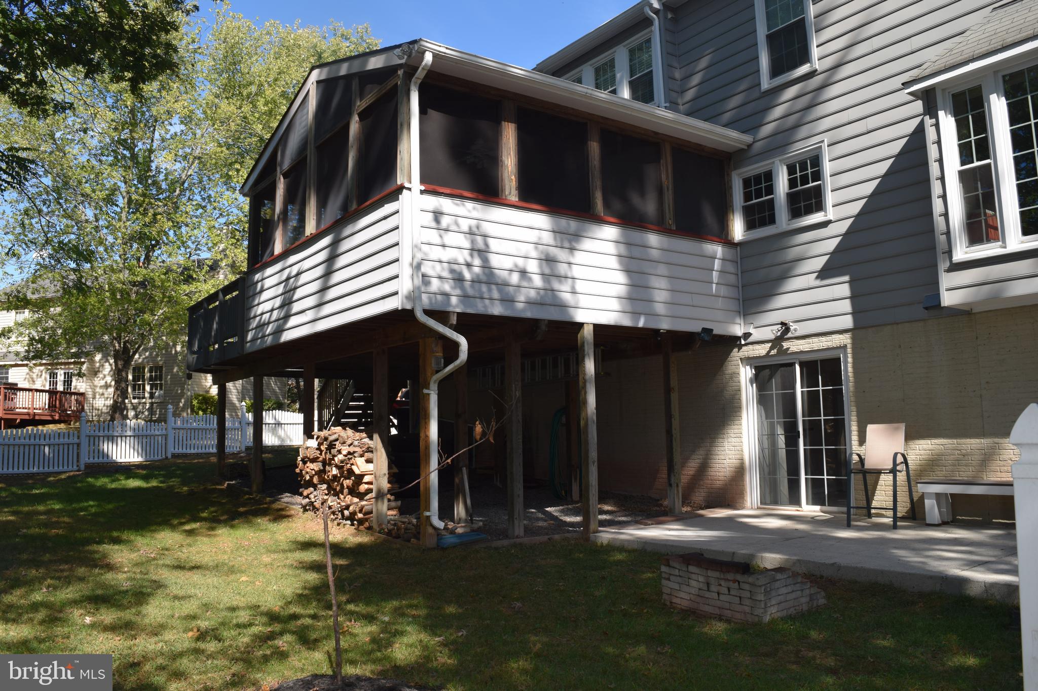 8198 Barnwood Road Manassas, VA 20110 - Photo 24 of 48 Rear of Home Screened In Porch/Patio
