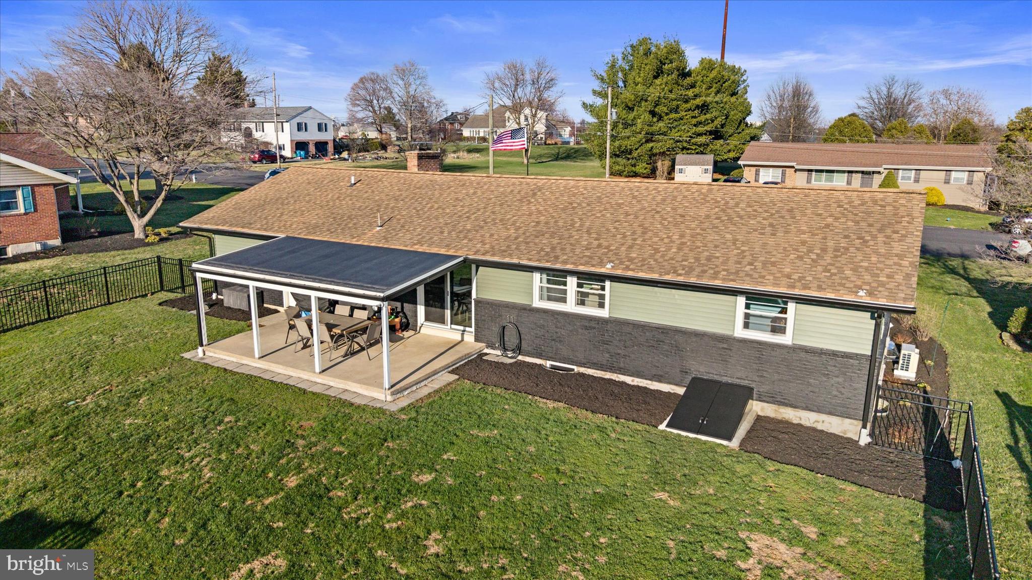 239 Mill Road Mount Joy, PA 17552 - Photo 36 of 42 an aerial view of a house with table and chairs